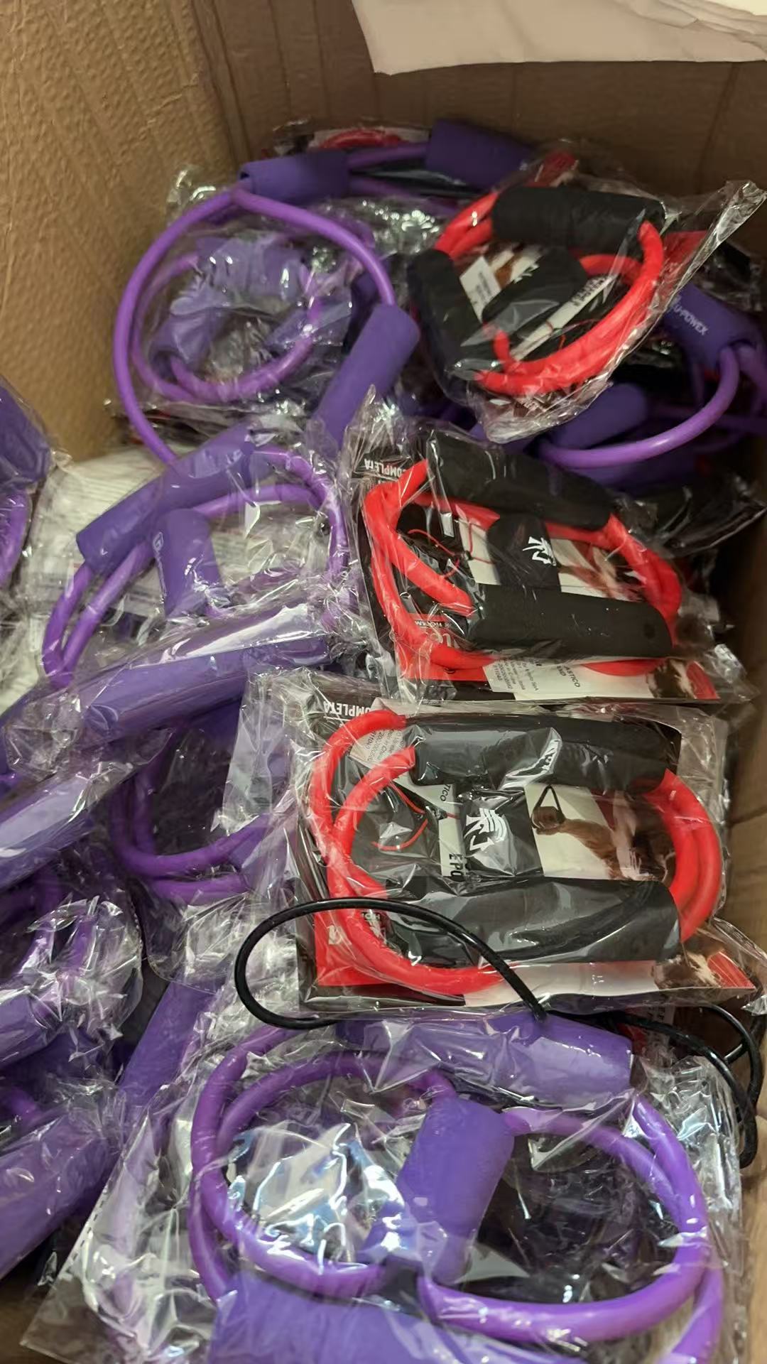 《兵哥外贸》杂款拉力器开 肩 美 背 瑜 伽 绳 发两条 不挑色