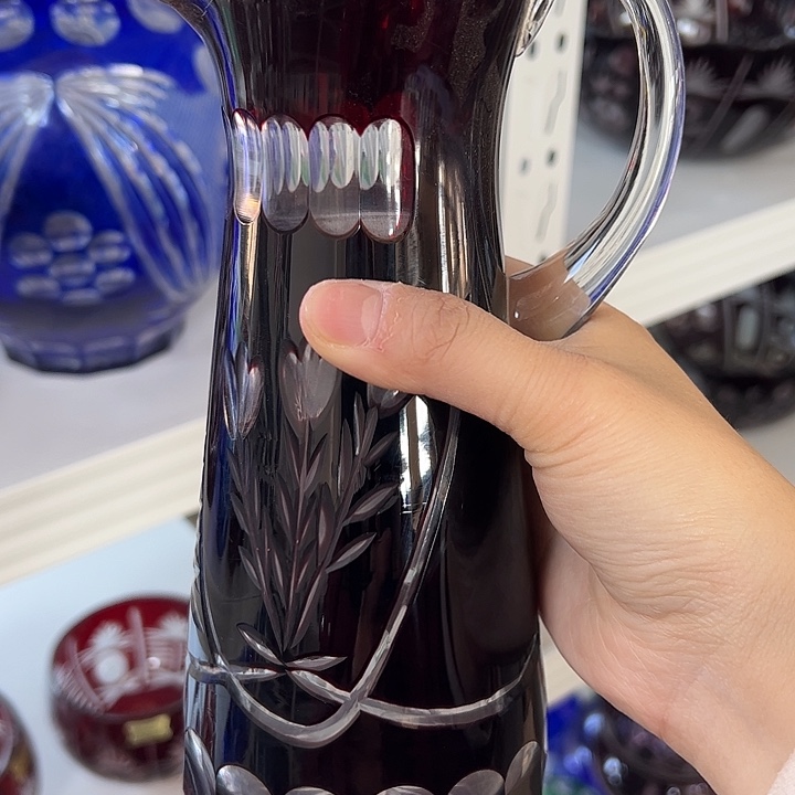 水晶玻璃手柄款微瑕一个