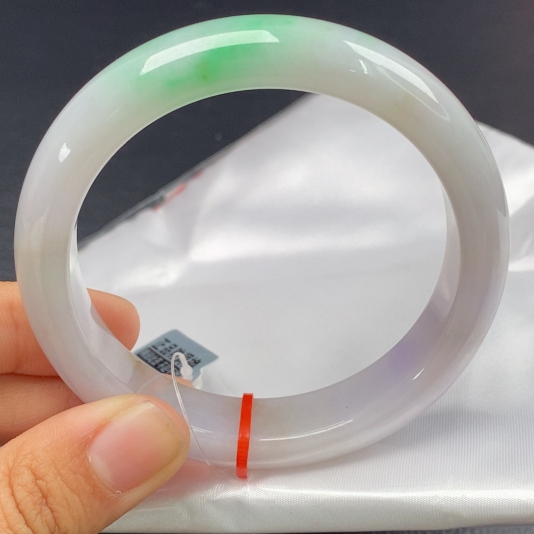 翡翠手镯未镶嵌57.6正圈