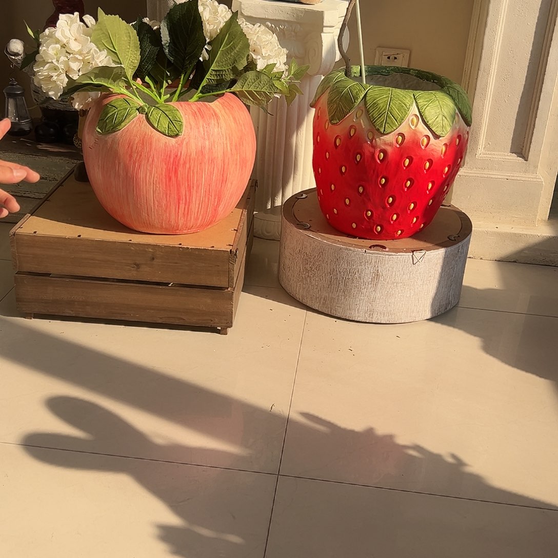 花园摆件红红火火