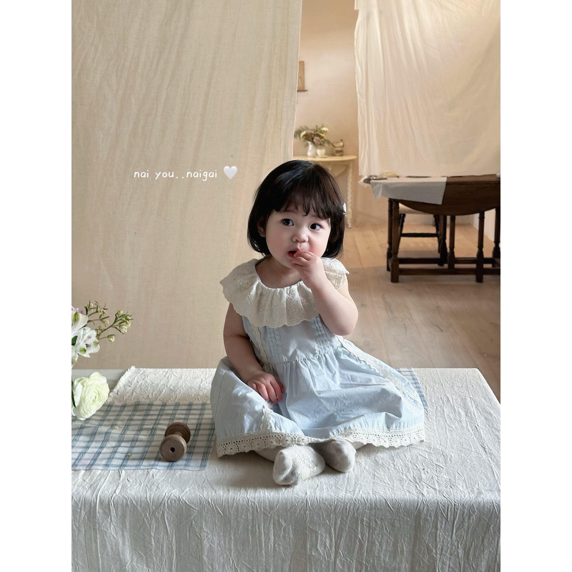 【NO退NO换】欢宝-奶盖-2025夏-编码0274-NG1752-韩系背心连衣裙