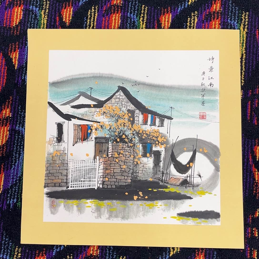 国画书画家的作品被收入