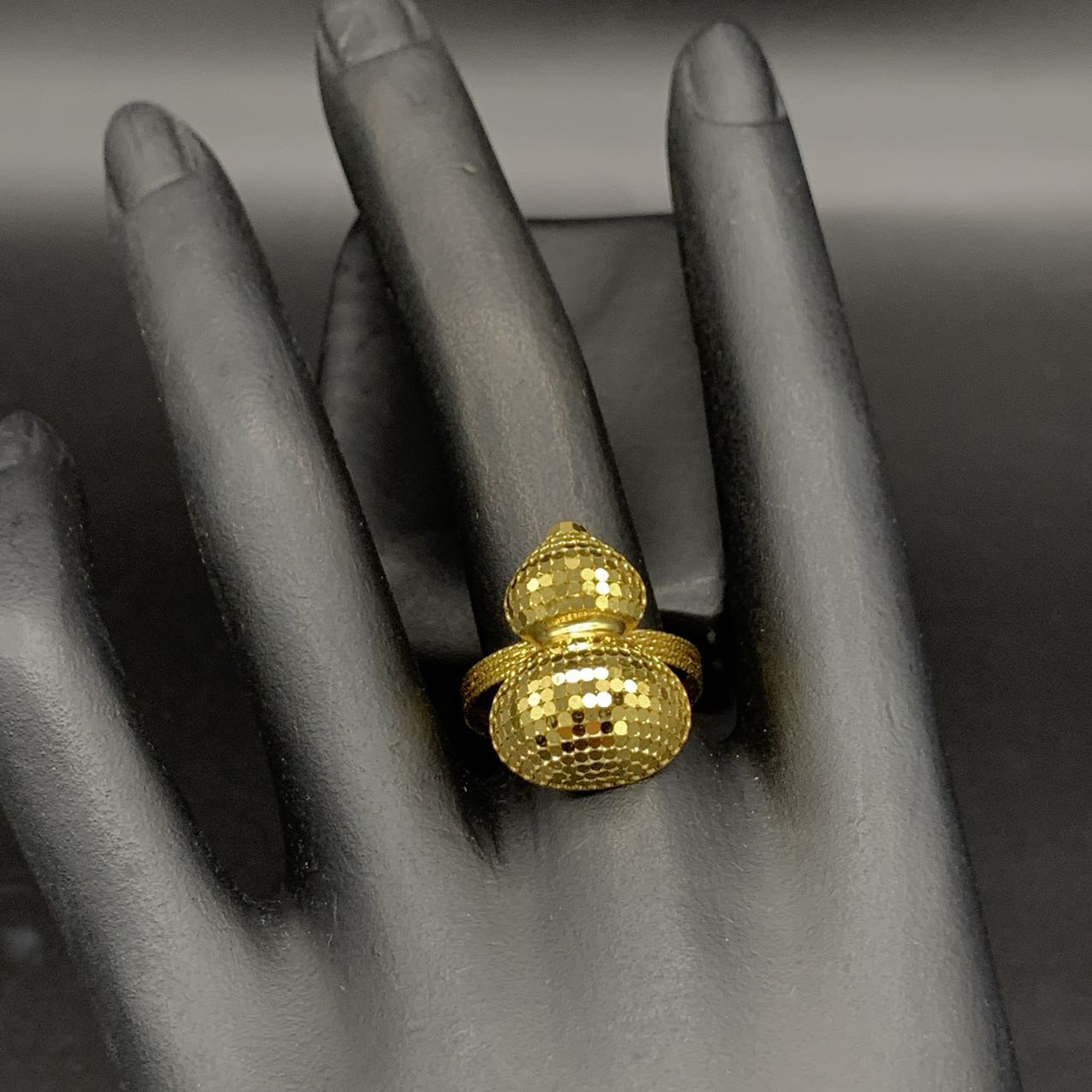 B播 3.55g 足金999戒指e新疆特色黄金轻奢