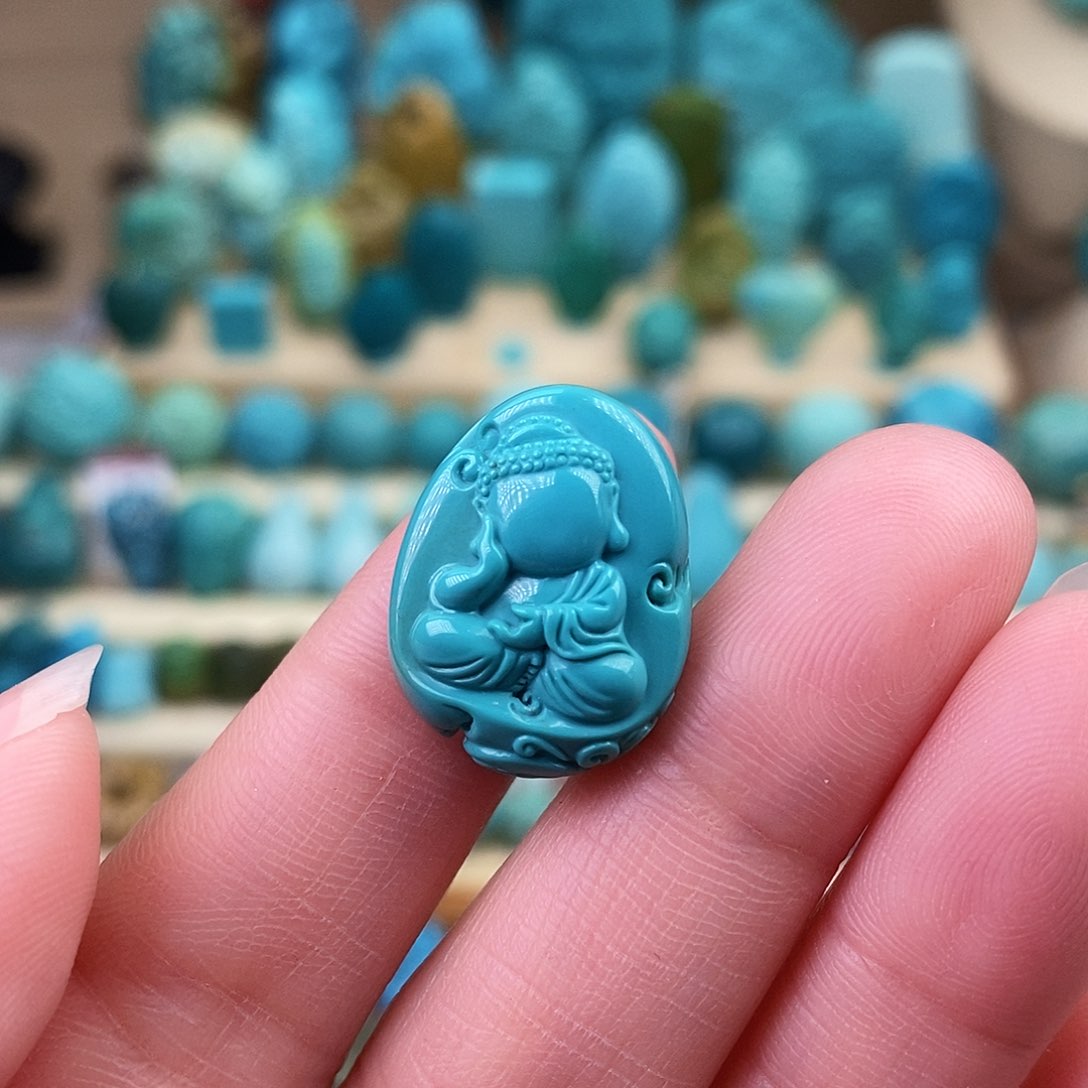 绿松石珠宝奇石未镶嵌L***e