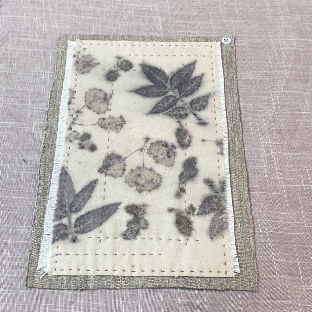 古布茶席白色42*30