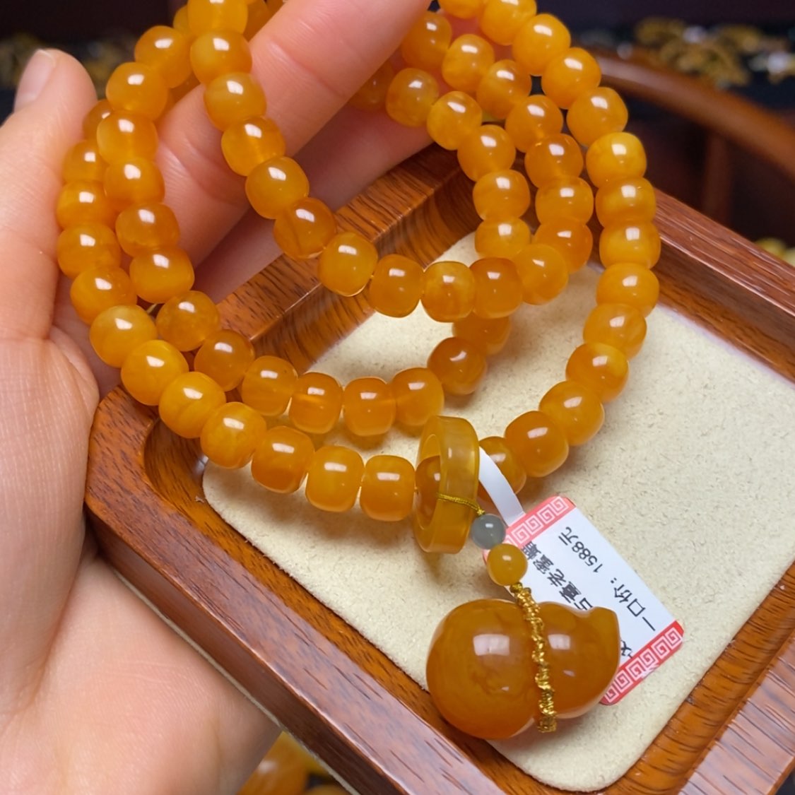 【闪购商品】蜜蜡手链未镶嵌手串
