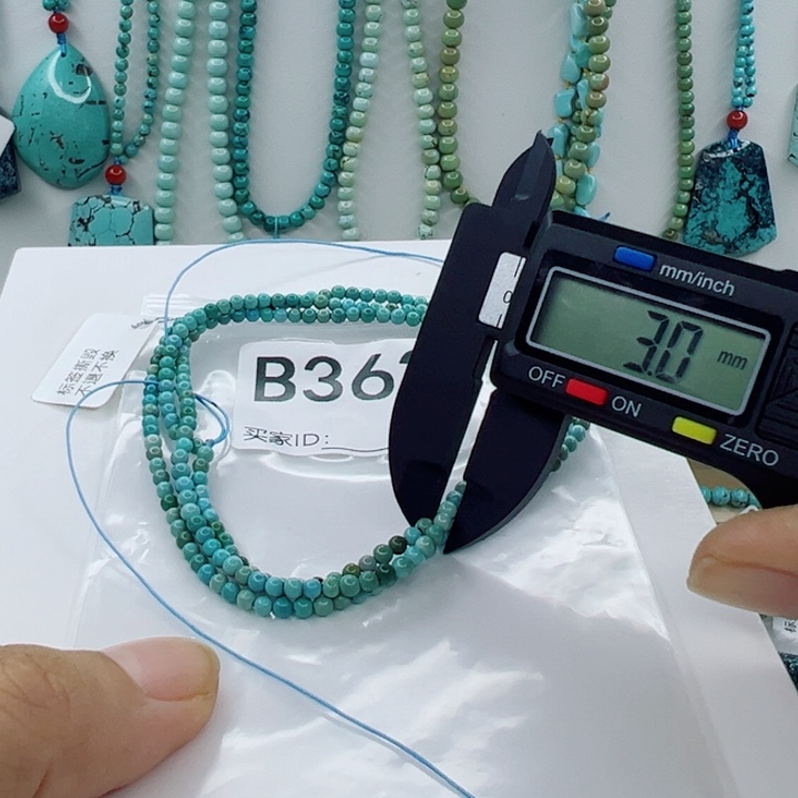 绿松石未镶嵌颈饰