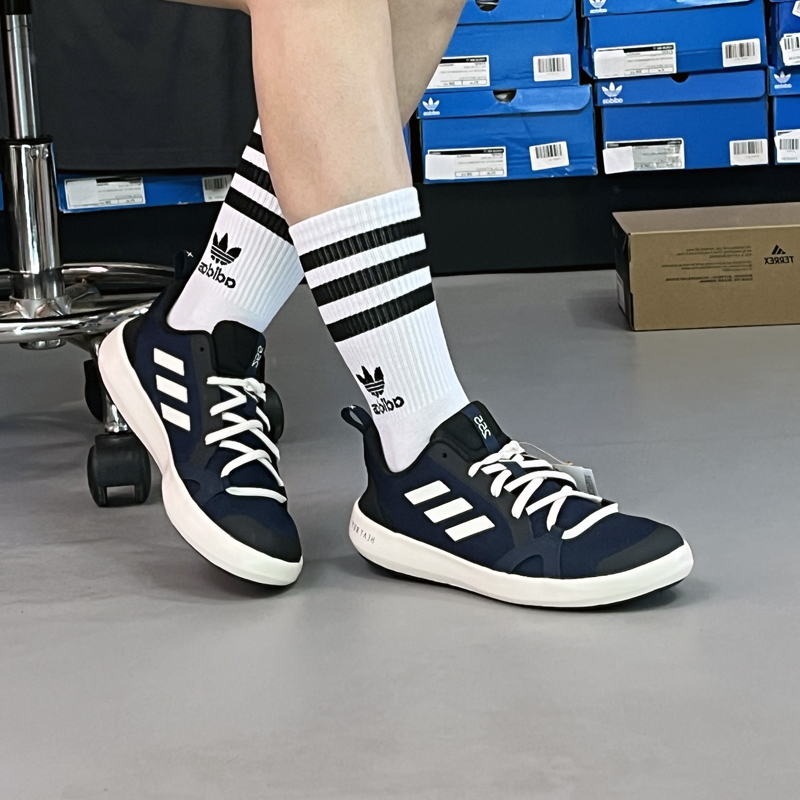 正品Adidas阿迪达斯BOAT H.RDY春夏户外速干舒适透气溯溪鞋HP8640