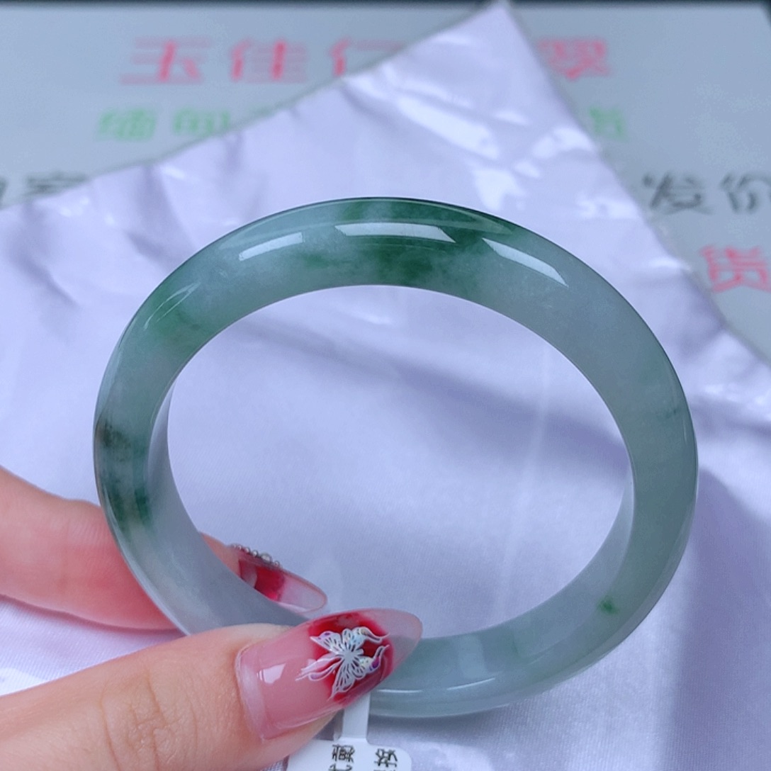 翡翠手镯未镶嵌55 55 55