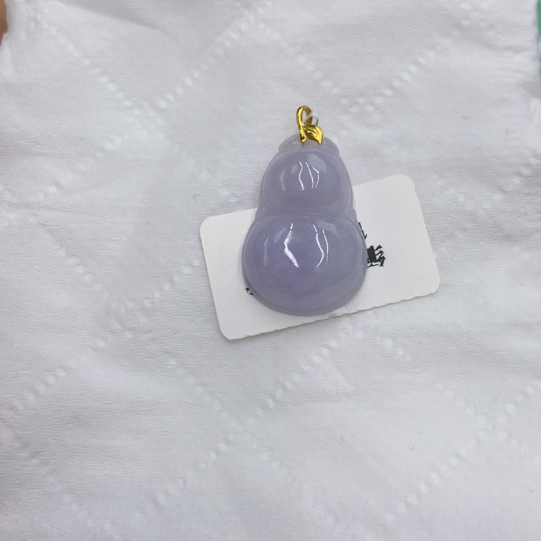 翡翠18K金镶嵌颈饰翡翠