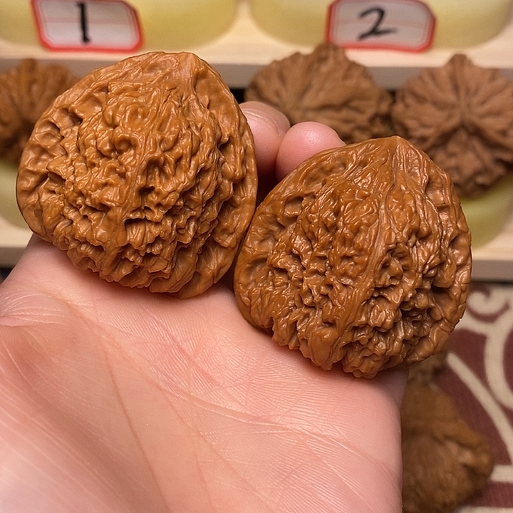 文玩核桃吊坠42高三角疆