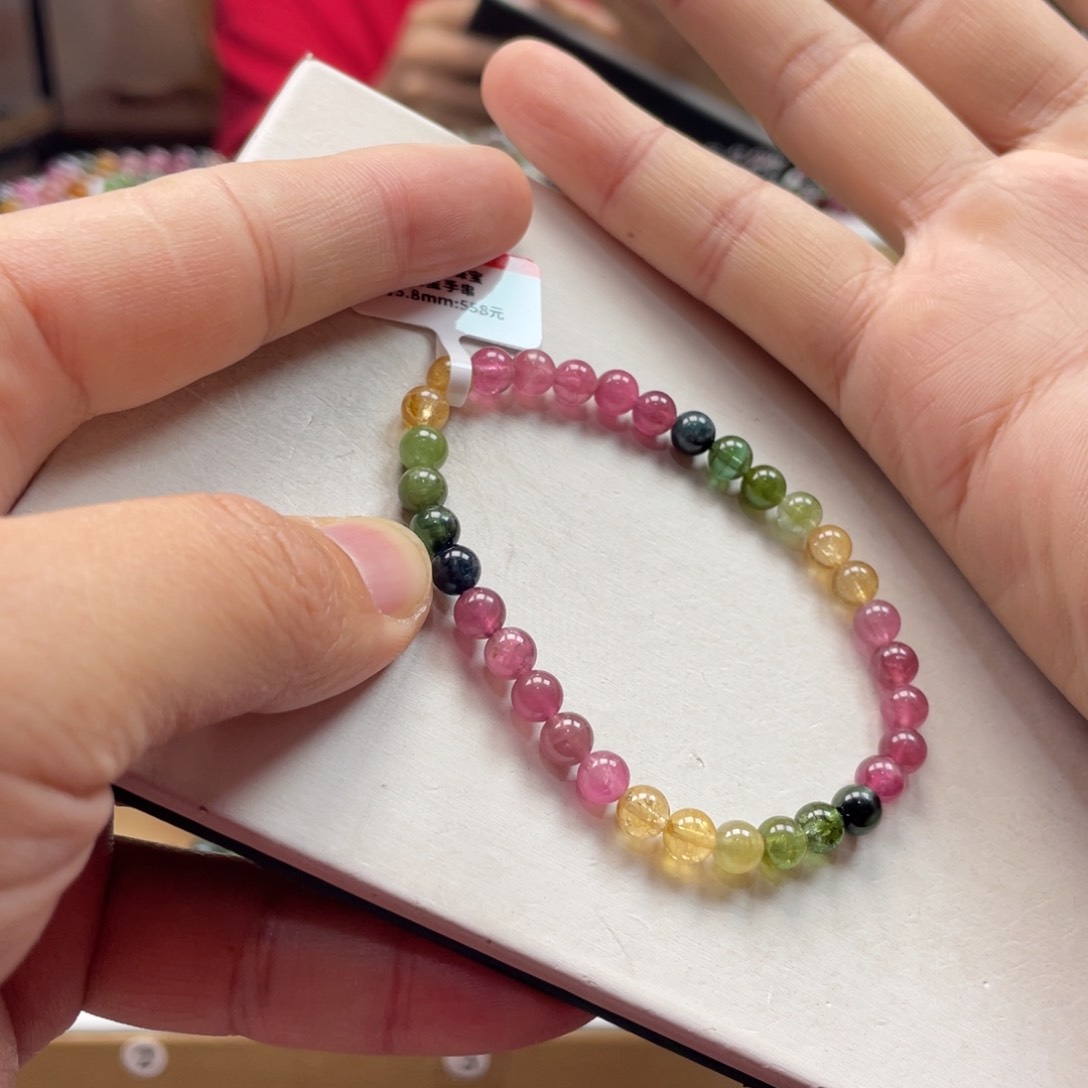 碧玺手串未镶嵌5.8mm.mmmmmmmm