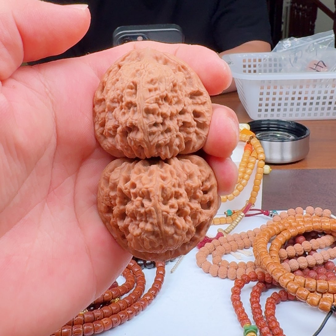 文玩核桃吊坠大**_南疆石，43