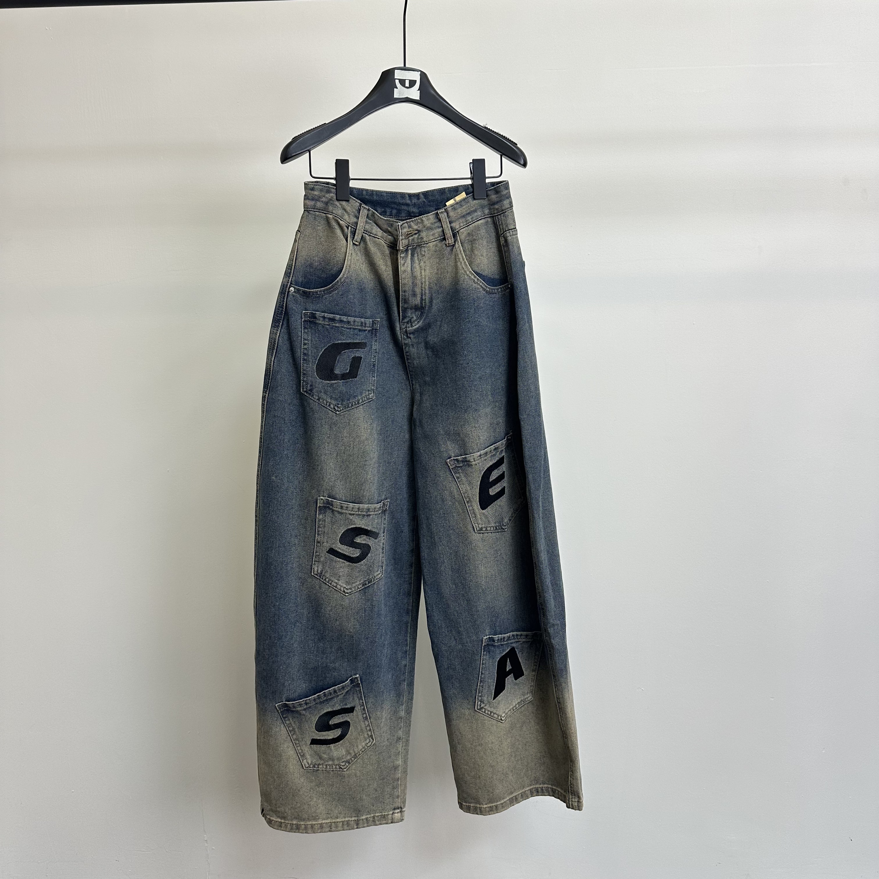 DAXIECHA | 小众设计做旧潮流洗水个性阔图库#88206（w）