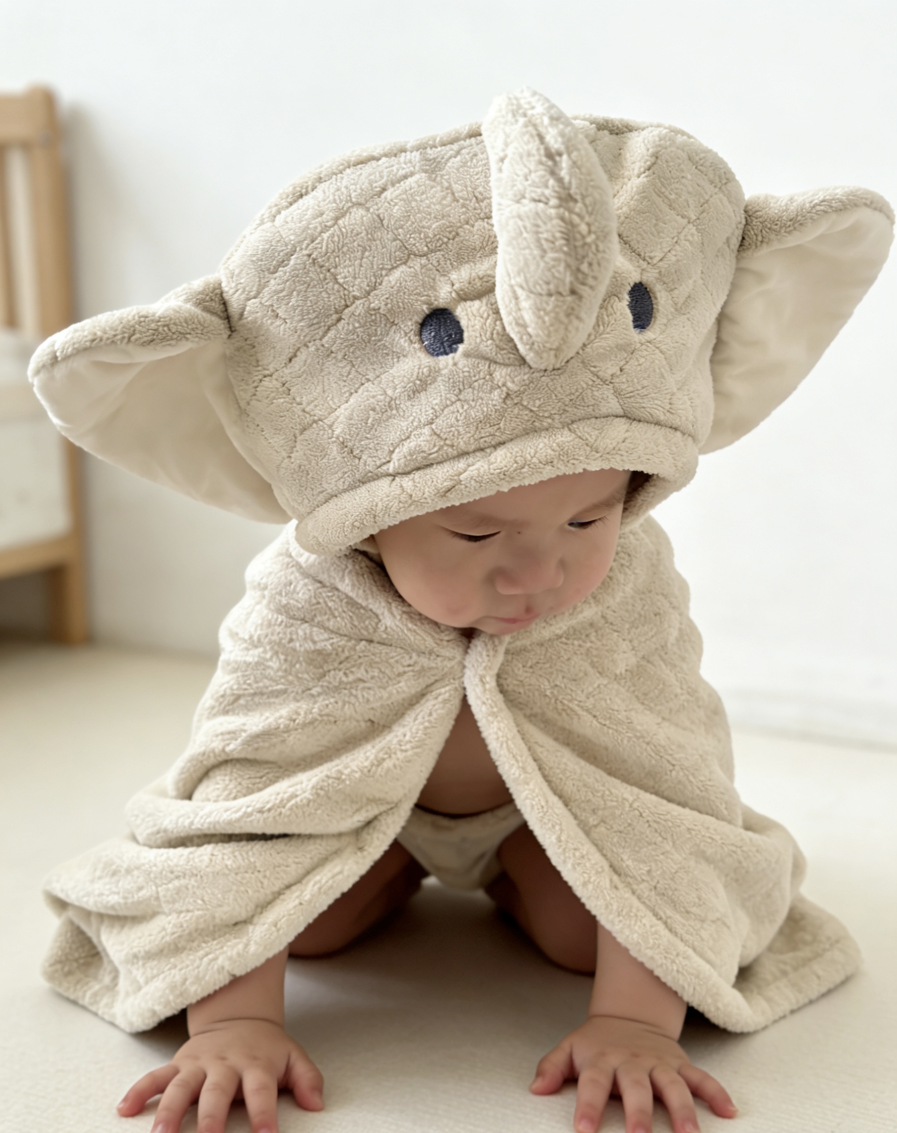 小象浴巾尺寸80*125cm