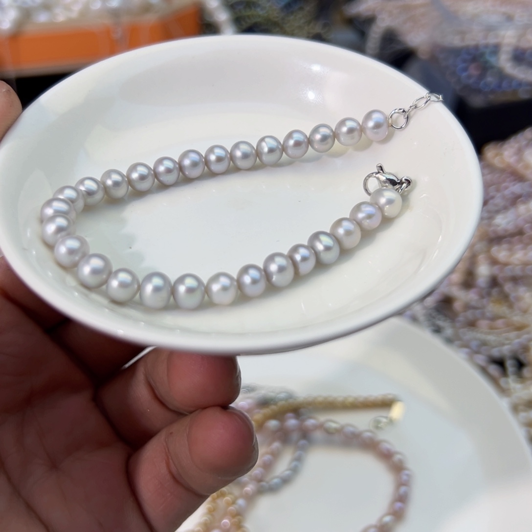 淡水珍珠手链43未镶嵌