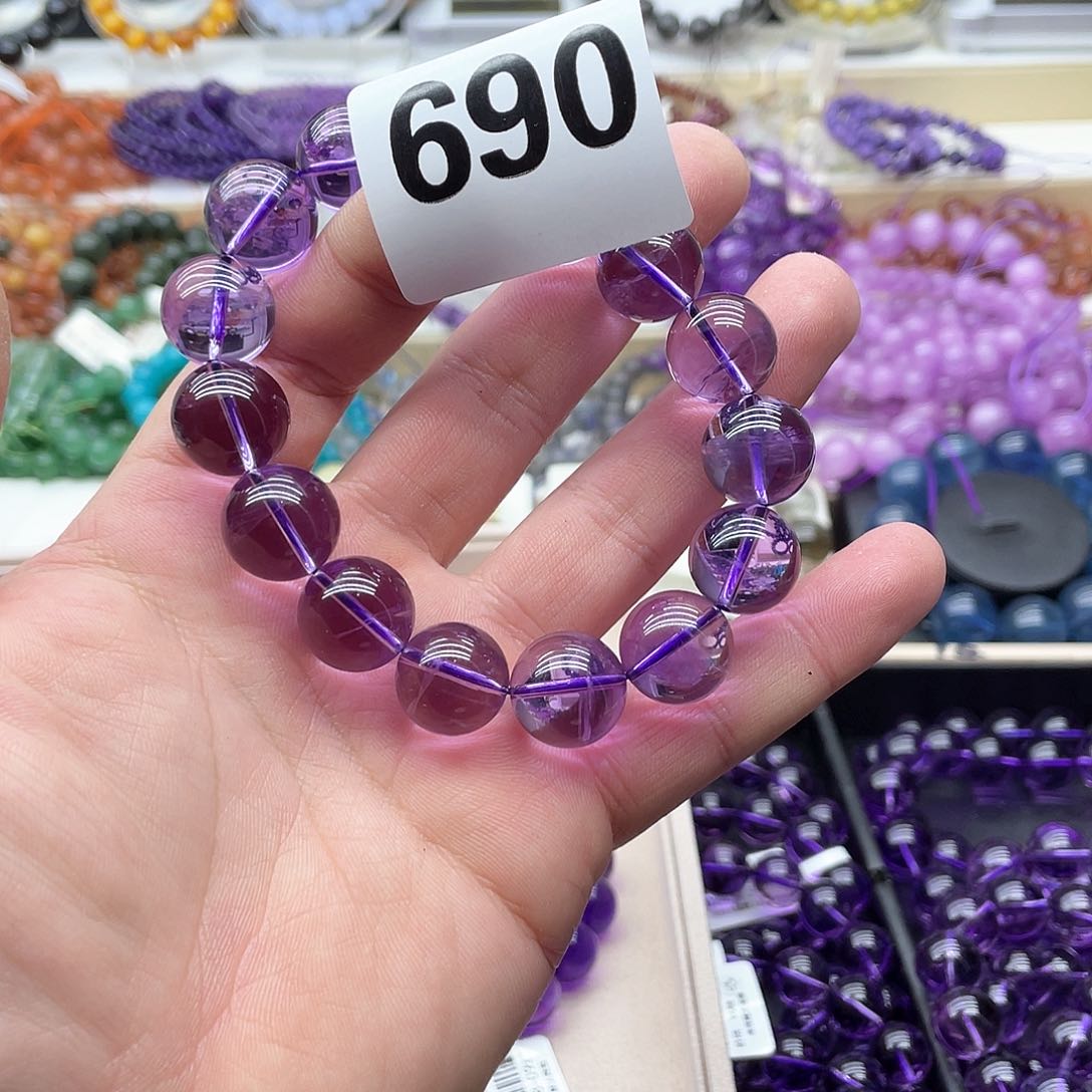 水晶手链未镶嵌蛇*?天然