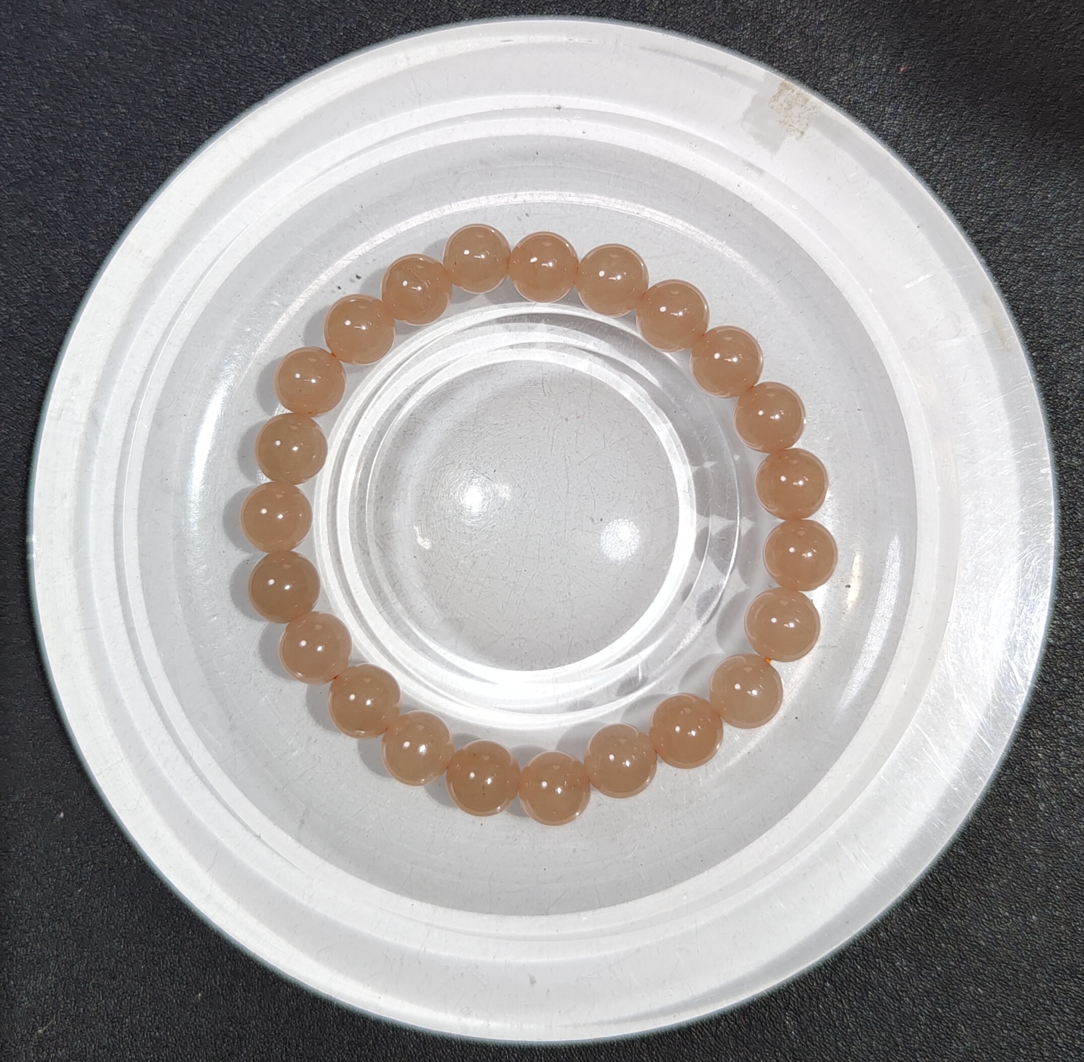 藕粉8mm手串发一条A83
