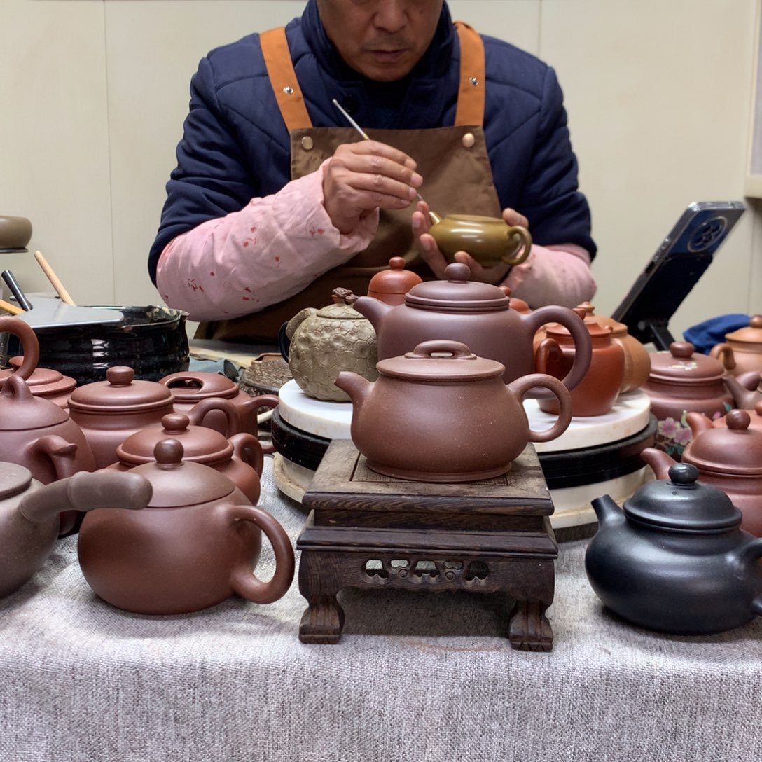 茶壶紫泥儒相150 C半手工制作