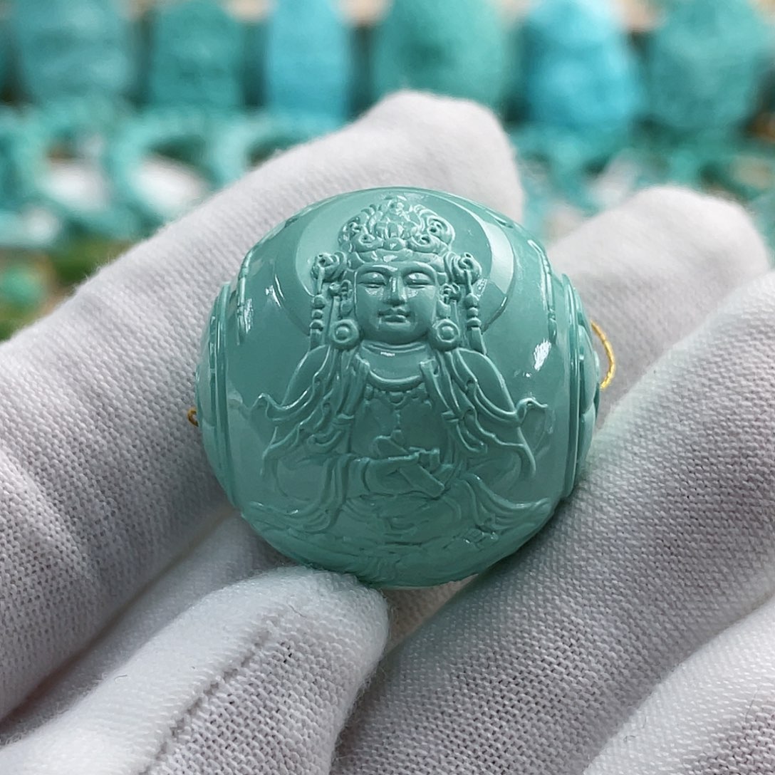 绿松石珠宝奇石未镶嵌