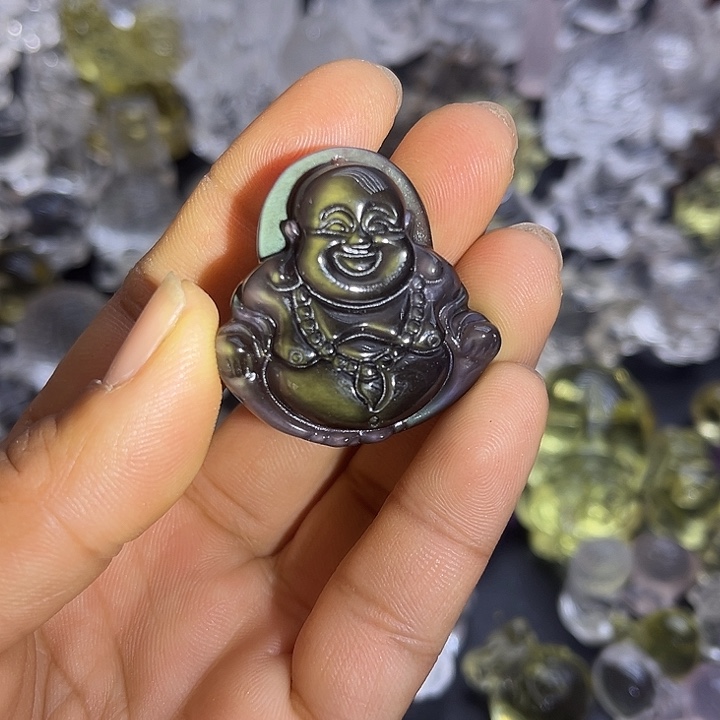 水晶摆件未镶嵌吊坠