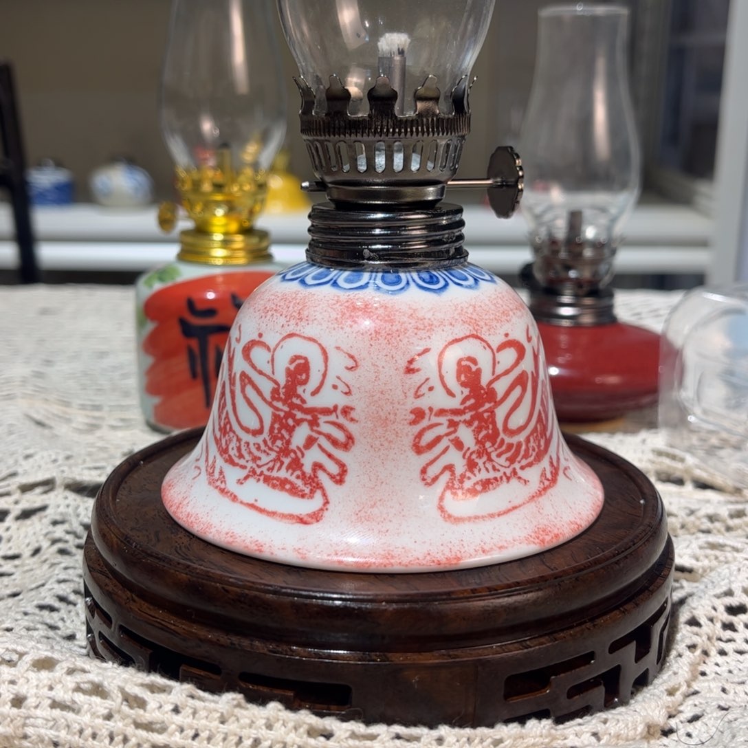 摆件景德镇陶瓷香薰灯