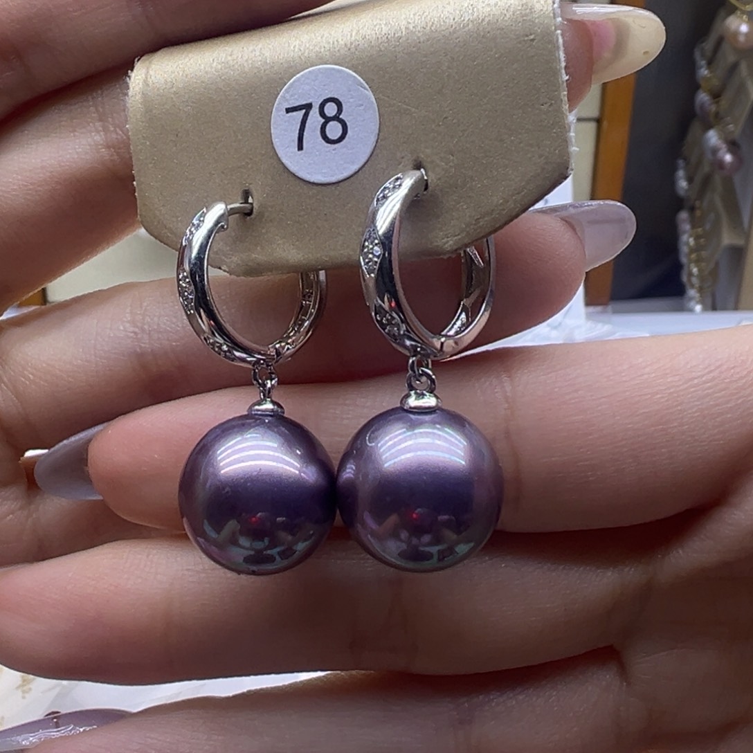 未镶嵌淡水珍珠耳饰