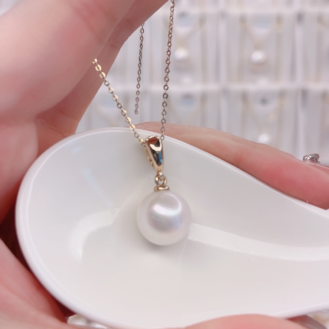 未镶嵌淡水珍珠吊坠(赠链)