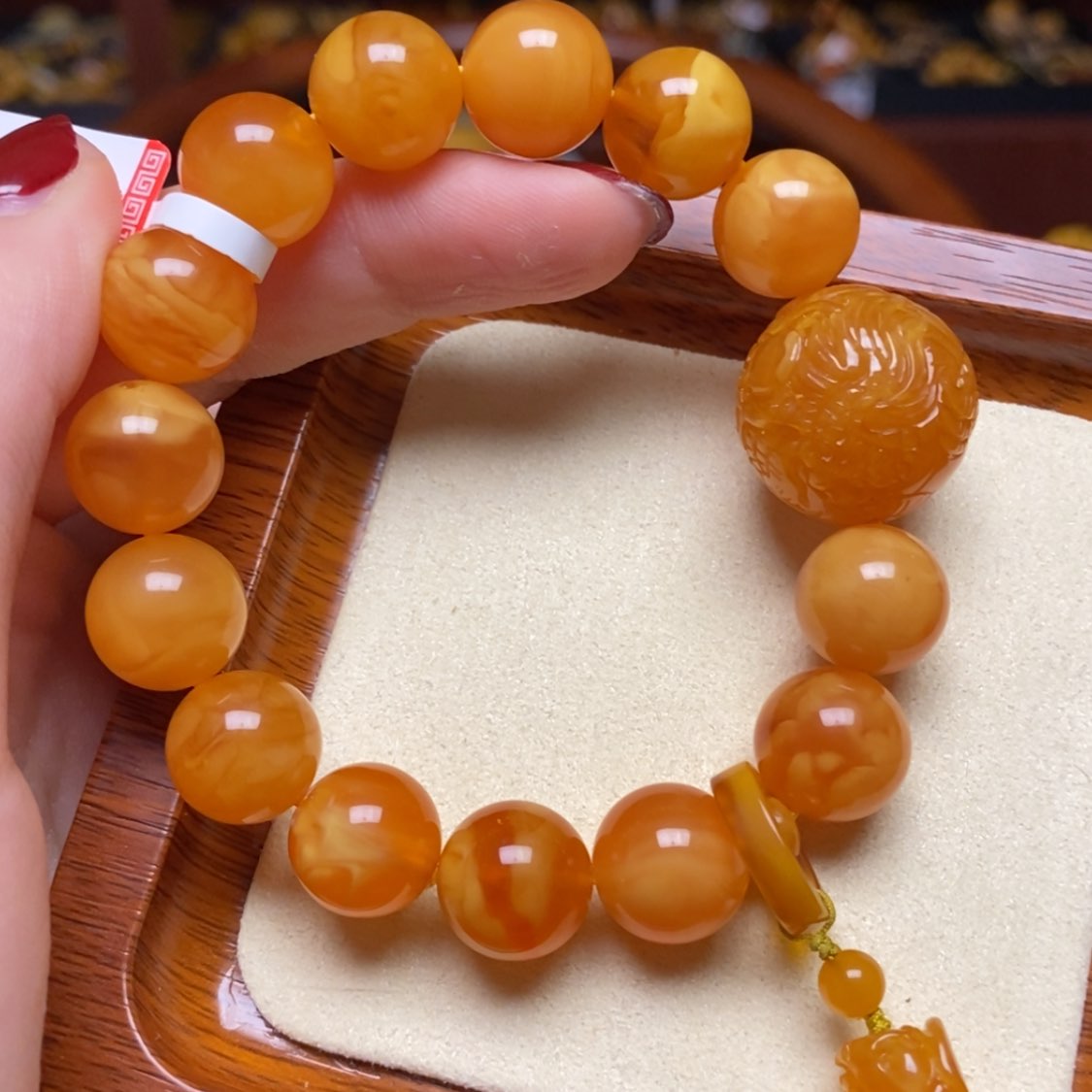 【闪购商品】蜜蜡手链未镶嵌手串