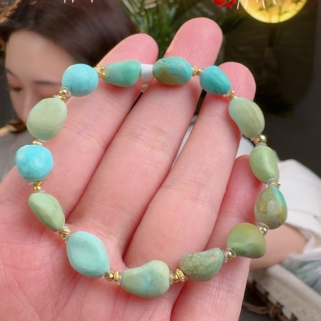 绿松石珠宝奇石未镶嵌