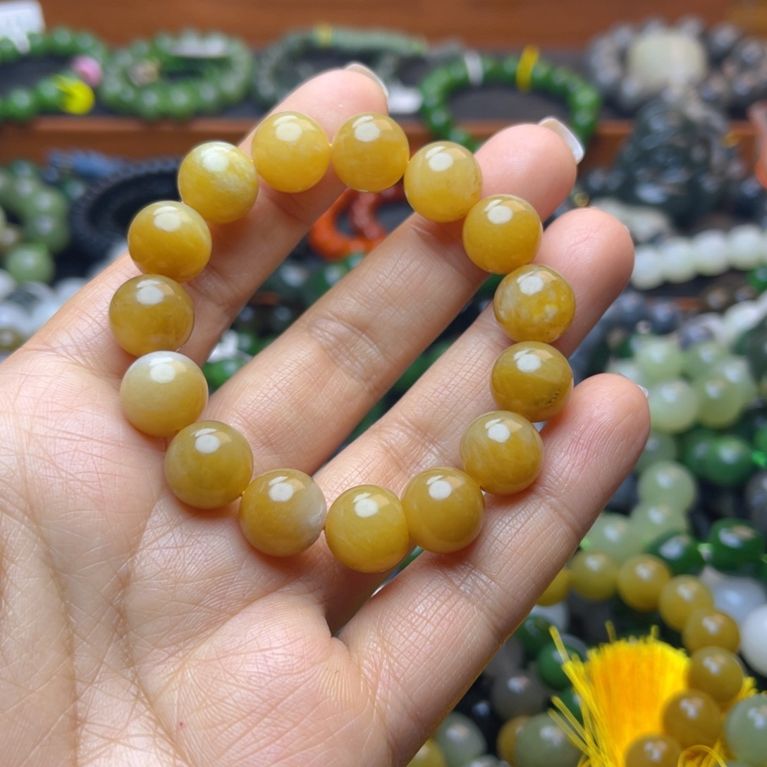 和田玉未镶嵌手链