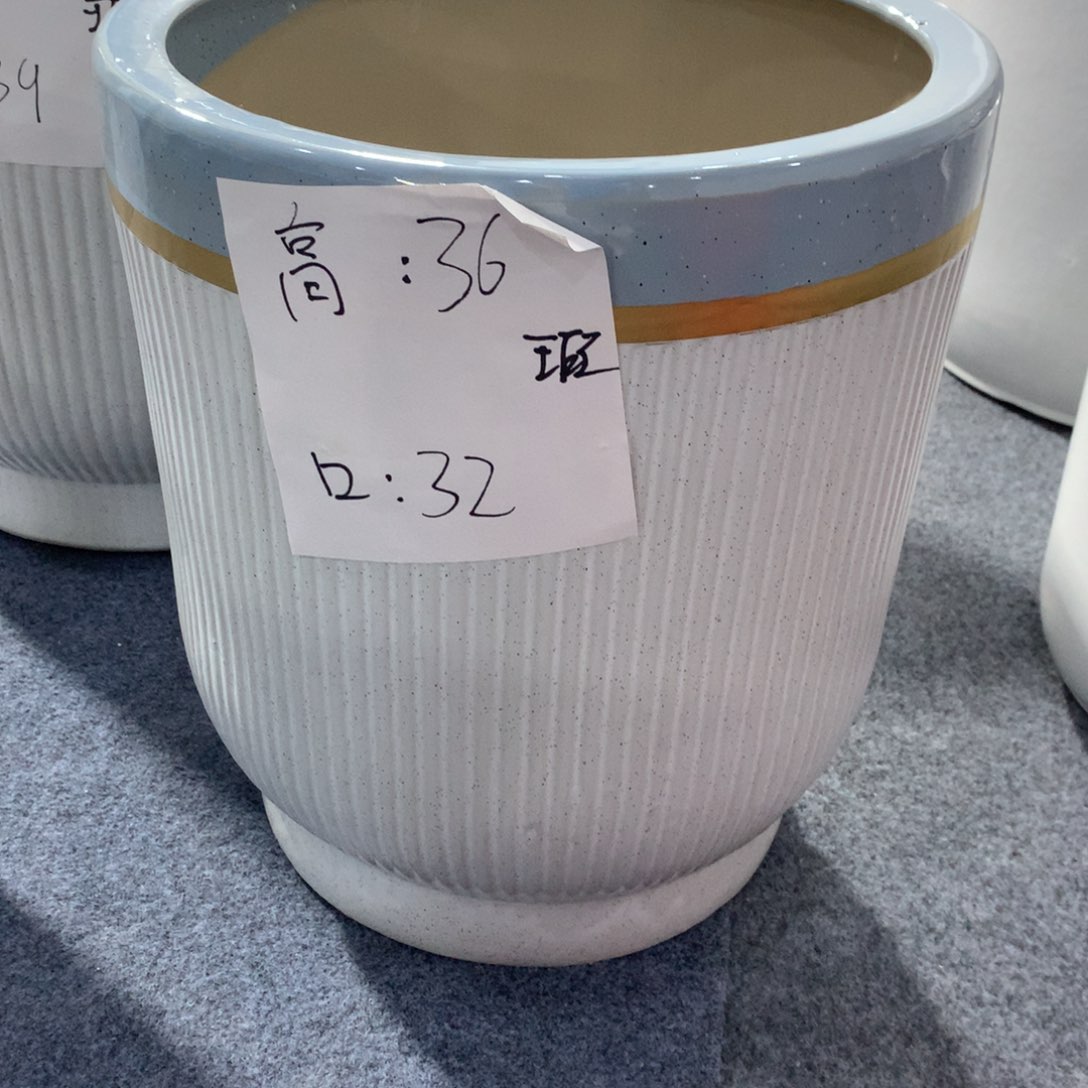 高温陶瓷花盆微瑕