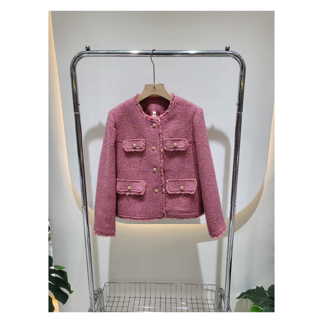 ⭐桃之夭夭⭐春季香小风编织外套（严重起球）