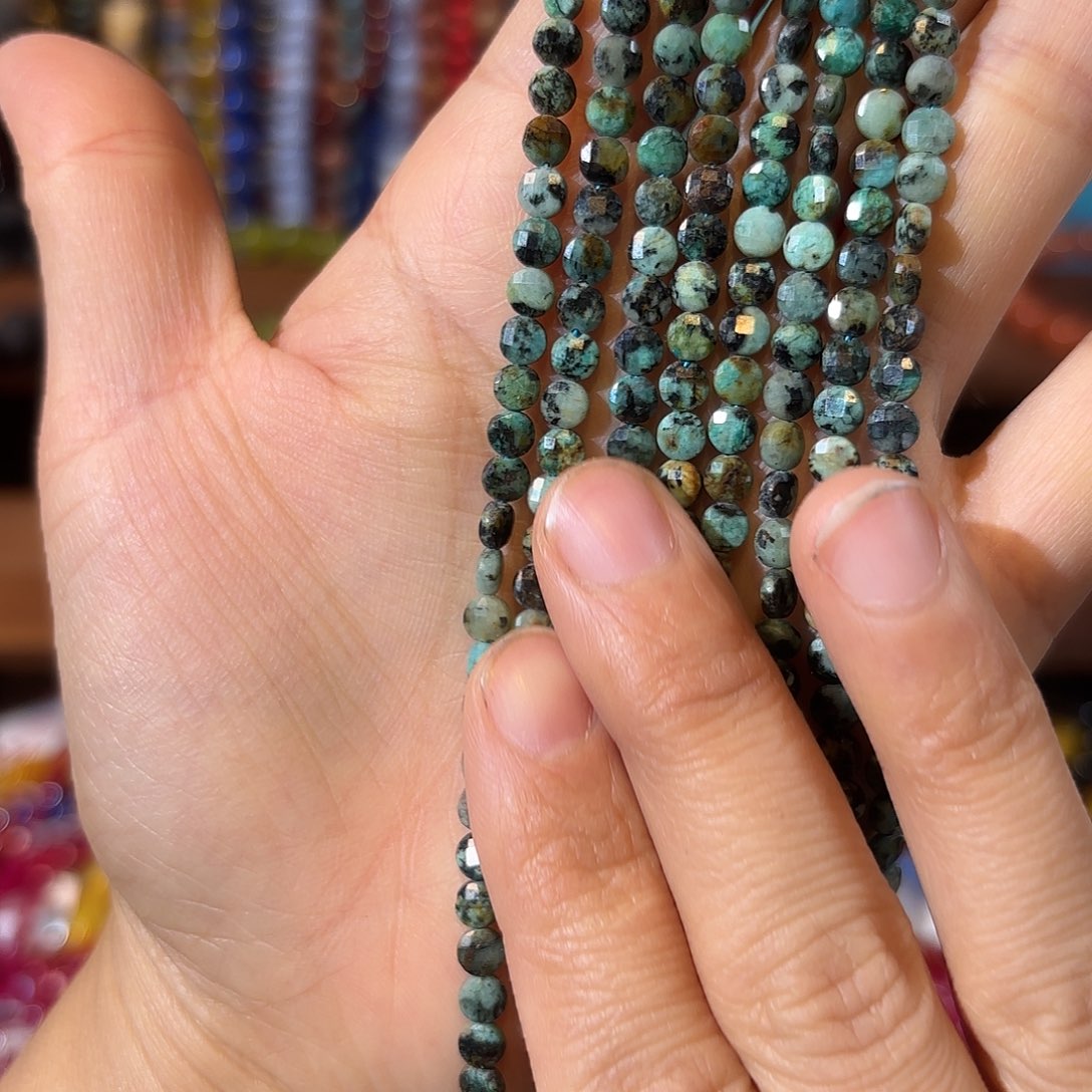 玛瑙/玉髓银S925镀金镶嵌珠宝半成品松石2-4一条