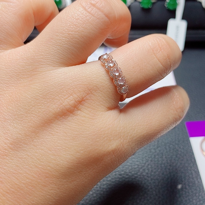 银S925镶嵌戒指翡翠