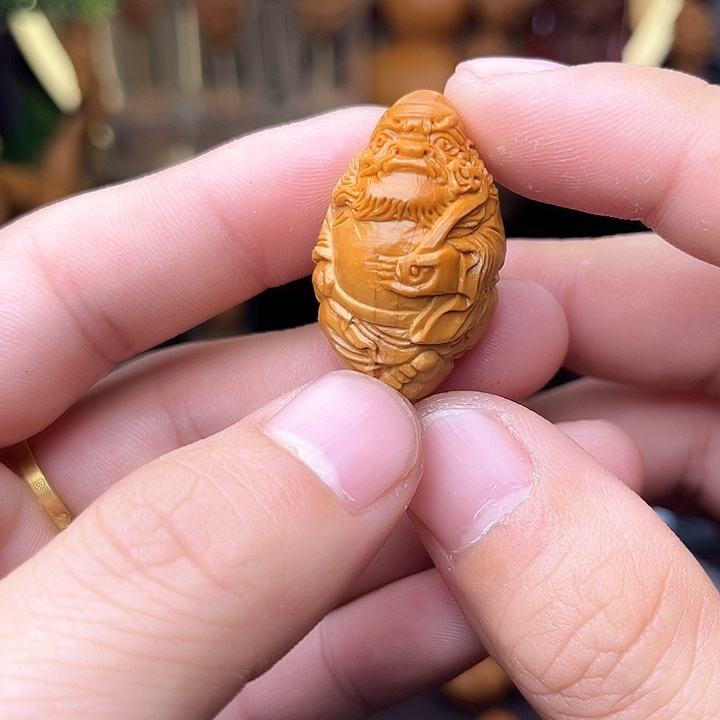 橄榄核吊坠没***达达摩1.8