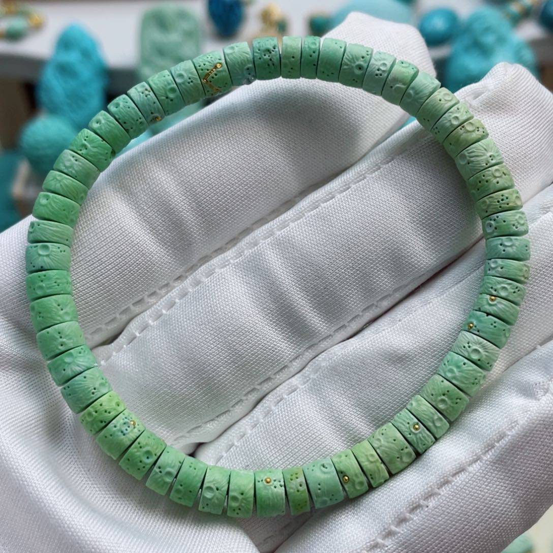 绿松石珠宝奇石未镶嵌