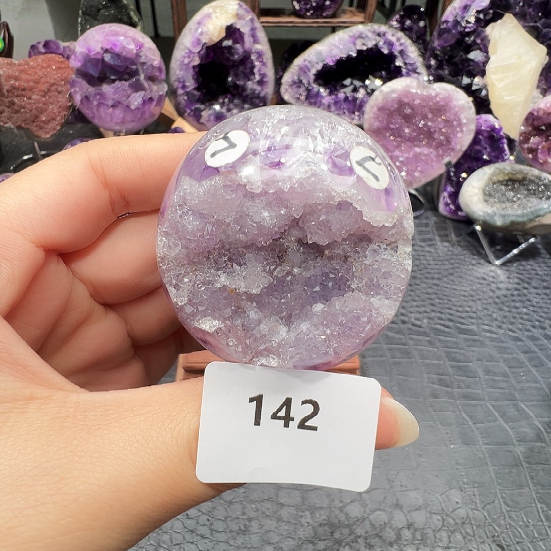 紫晶未镶嵌珠宝半成品