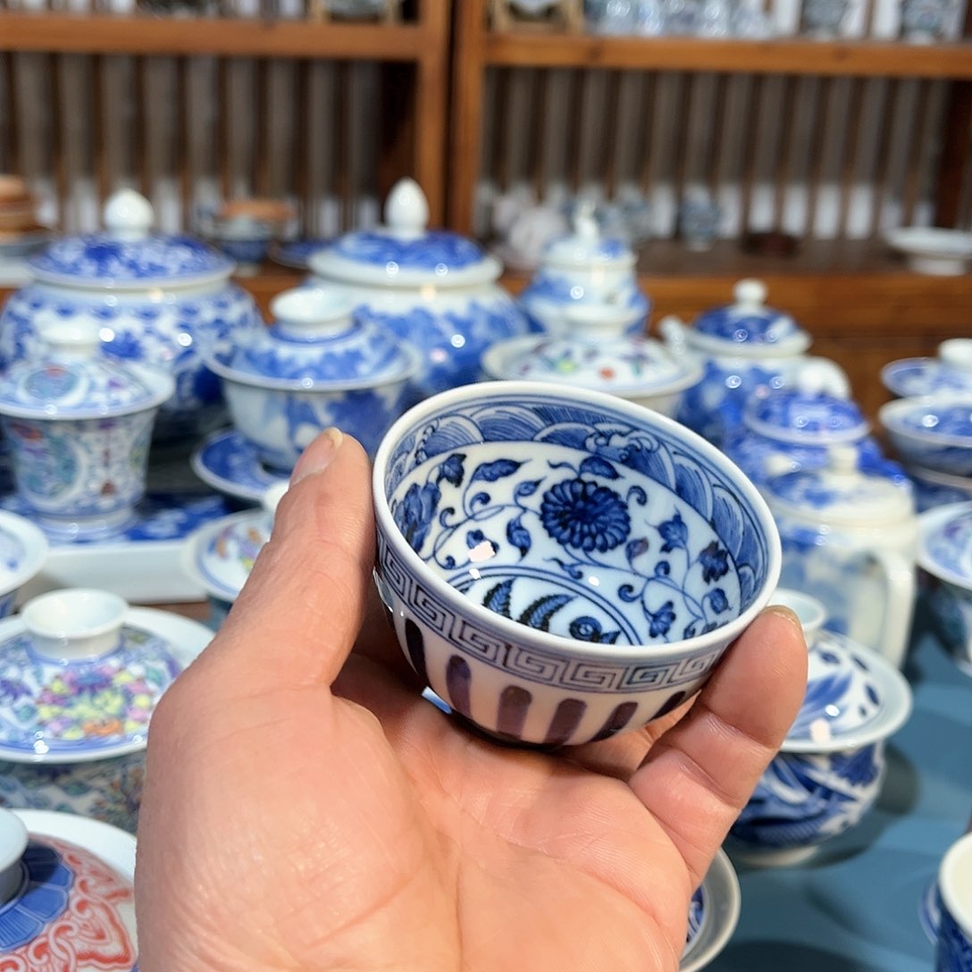 錡镇堂手工手绘绘杯