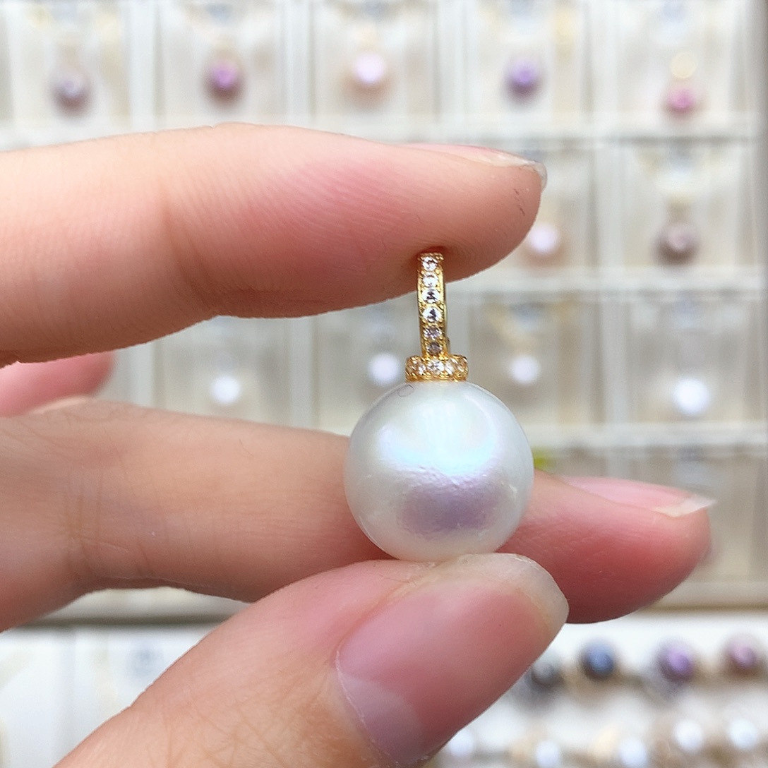 淡水珍珠颈饰合金