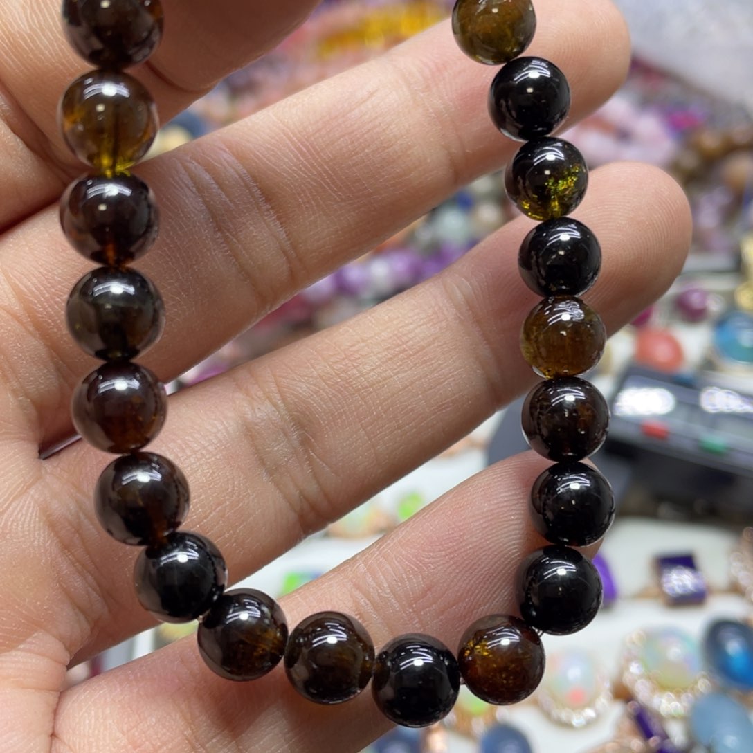 紫晶颈饰银S800镀金镶嵌