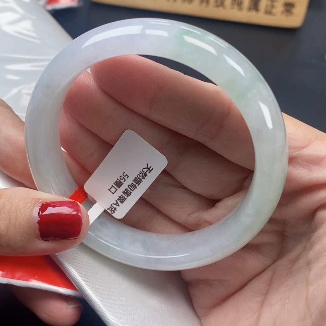 【闪购商品】翡翠手镯未镶嵌55圈口020