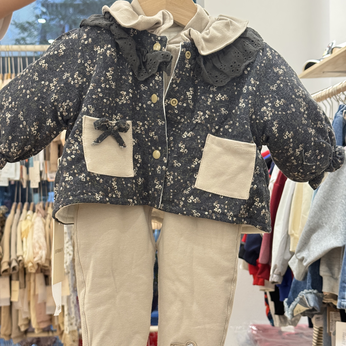 （扣号链接）婴儿连体爬服宝宝保暖休闲冬季棉花衣