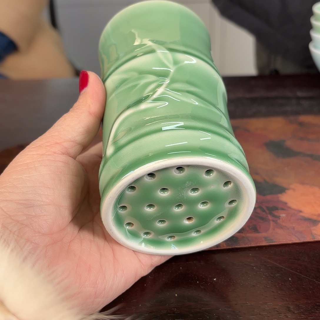 龙泉云间青瓷小米茶器