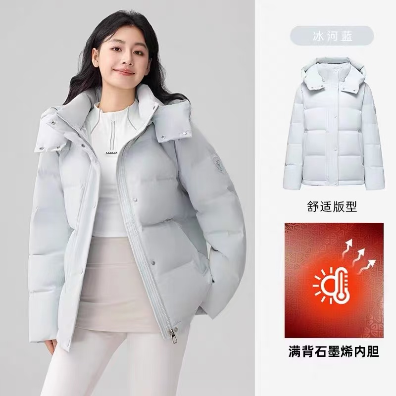 2025冬季新款可拆帽棉服常规加厚极简风纯色时尚棉衣潮流休闲外套