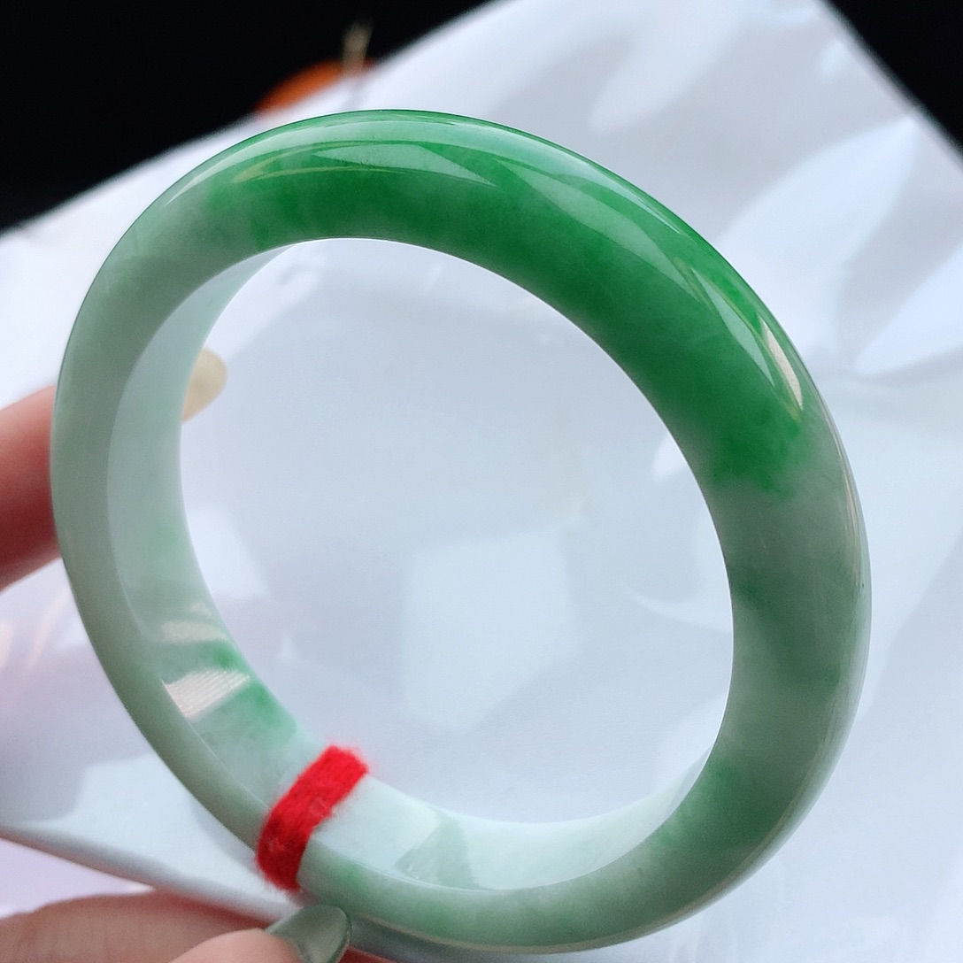 翡翠手镯未镶嵌57圈口882344