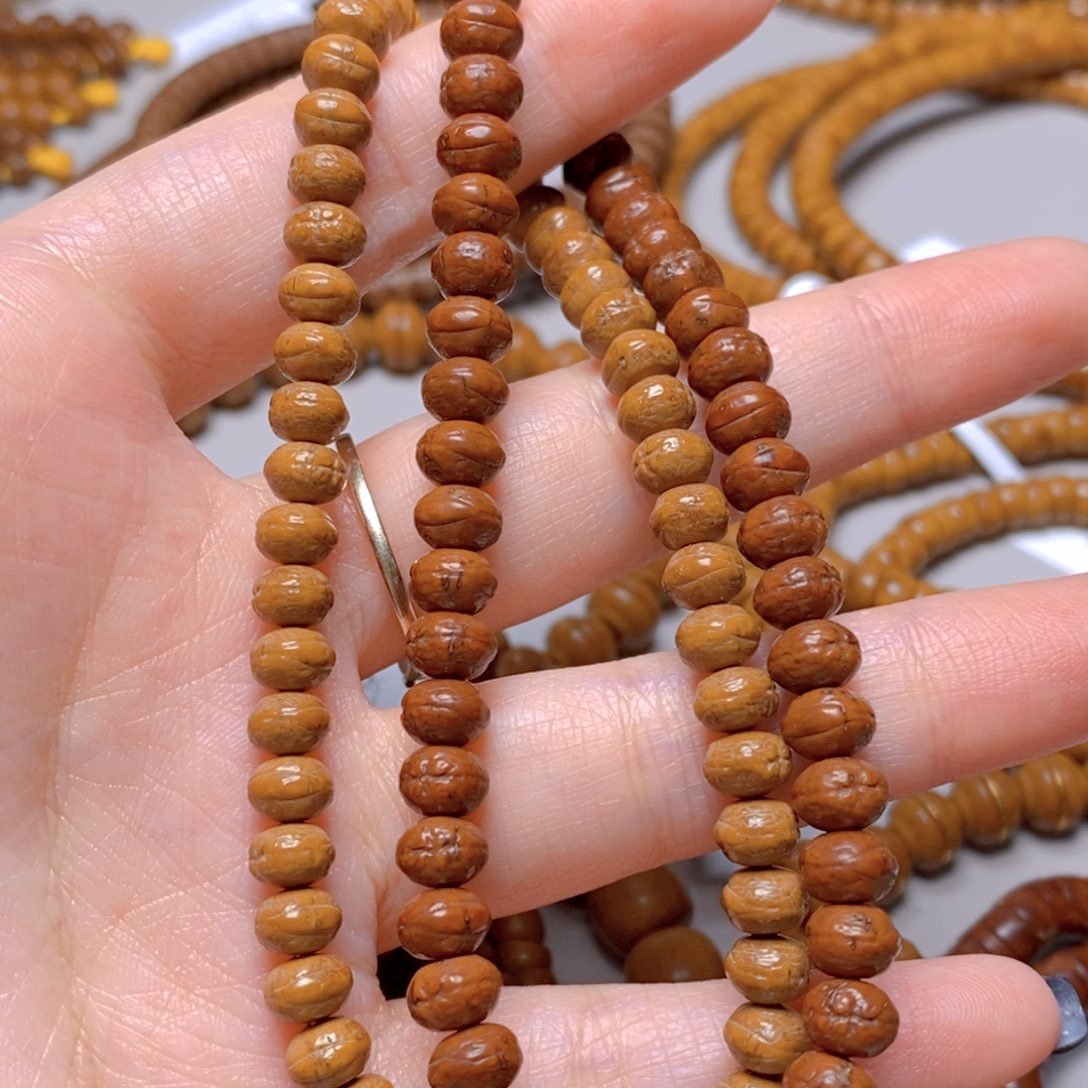 天***尘紫金鼠手串1.鼠尖料雕刻小凤眼手持x2