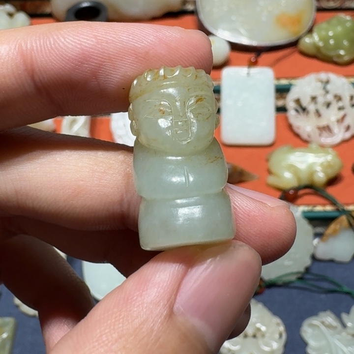 和田玉颈饰未镶嵌