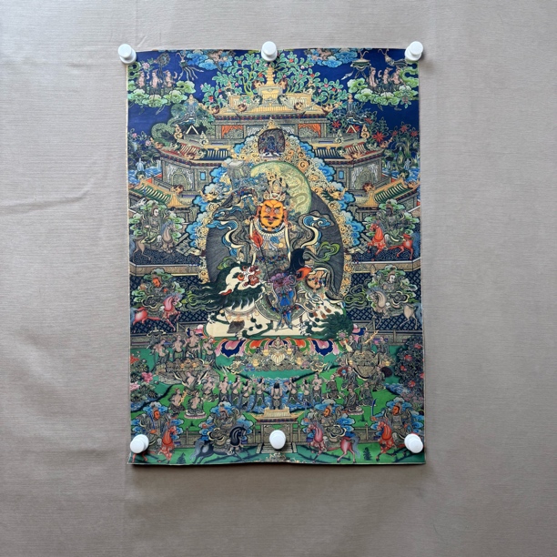高端精品财宝天王绘画唐卡W90