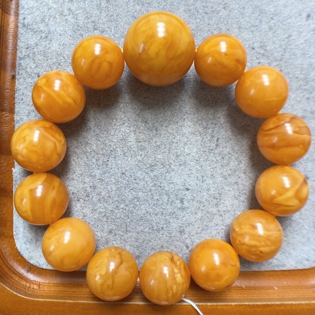蜜蜡手串未镶嵌蜜蜡